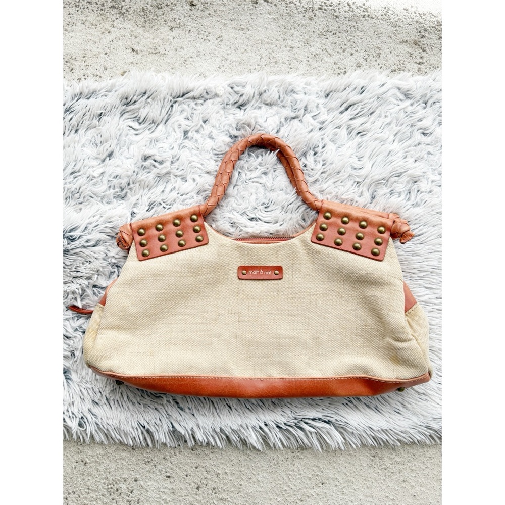 Matt &‎ Nat Canvas & Vegan Leather Top Handle Purse